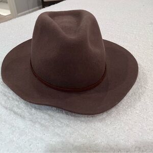 Classic Brown Fedora Hat